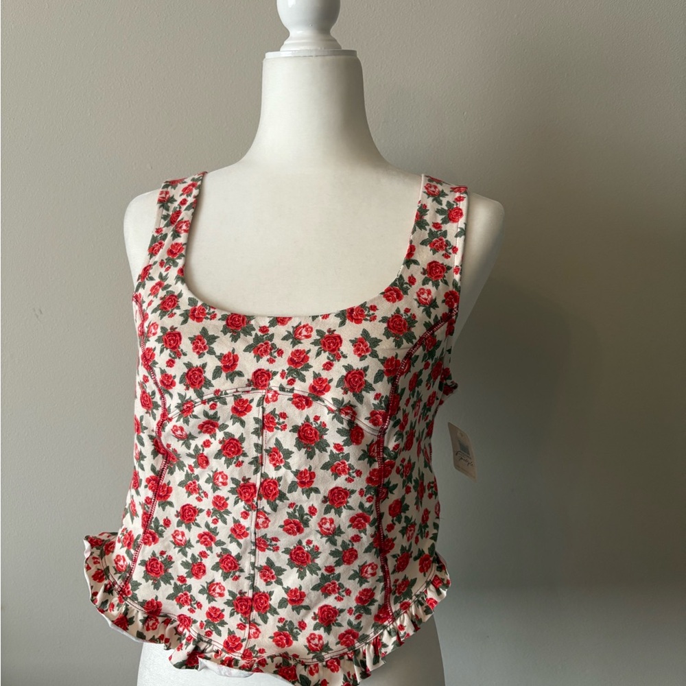 Floral Sleeveless Top